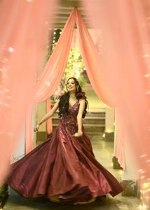 Heavy Reception Ball Gown