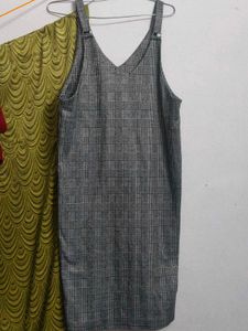 Checkered Slip Dress