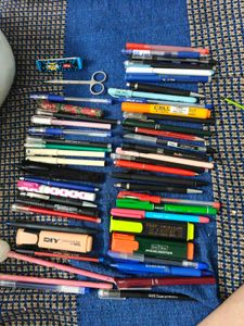 Assorted Sketchbooks, diaries Lot &amp; Pens