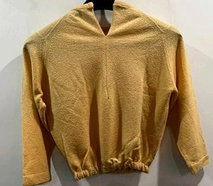 Yellow Butterfly Knit Sweater