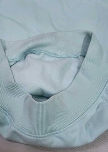 Cute Light Blue Graphic Sweatshirt