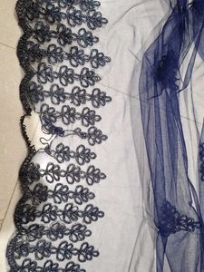 Embellished Navy Blue material
