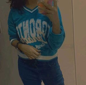 Green Printed Sweatshirt