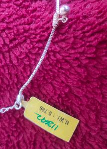 92.5 Silver Anklet(Gold, Rose gold Polished)