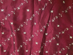 Elegant Maroon Embroidered Kurta Set