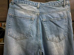Light Wash Wide Leg Jeans