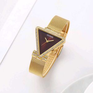 Elegant Triangle Guess Watch with Crystals