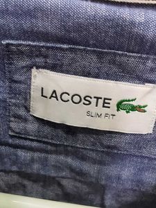 Lacoste Blue Button-Down Shirt