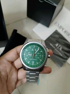 Armani Exchange Green Dial Watch