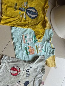Combo 12 NoBoys' Striped Tee &amp; Shorts Set