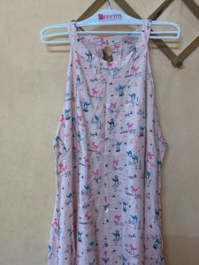 Light Pink Printed Dress