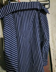 off shoulder formal shirt
