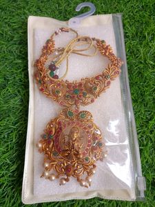 Elegant Matte Finish Laxmi Pendent Jewellary