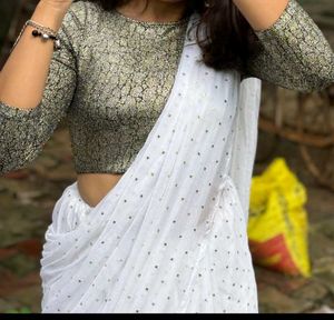 Elegant White Chiffon Dupatta
