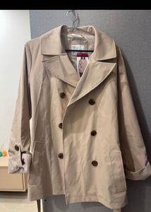 Weatherproof Classic Beige Trench Coat with Belt