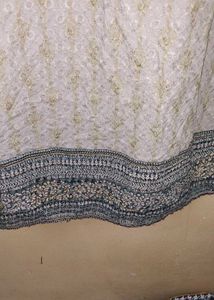 Elegant cut work Printed Kurta