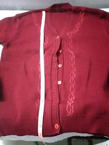 Red Colour Sweater