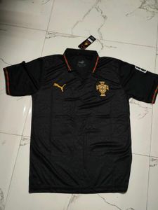 Puma Black Portugal Football Jersey