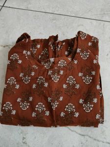 Floral Print Kurta