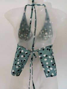 Cute Polka Dot Halter Top