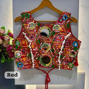 Designer Embellished Blue Blouse