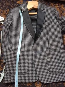 Boys' Checkered Blazer