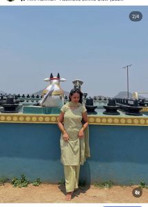 Elegant chikankari kurta with pant & dupatta