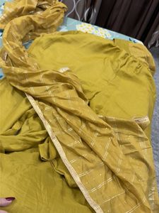 Elegant Yellow Kurta Set with Dupatta