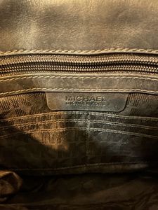 Auth Michael Kors Black Flap Cross Body Bag