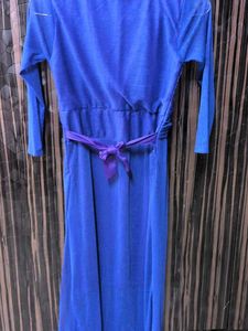 Elegant Blue Lace Dress