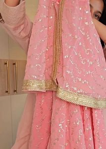 Stunning Pink Embroidered Kurta Set