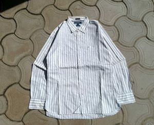 Tommy Hilfiger Striped Button-Up Shirt