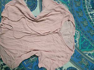 Y2K Pink Ruffle Button-Up Top