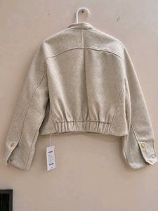 Champagne Beige cropped jacket
