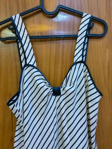 Stripped Slit Dress 🌚