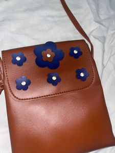 Brown Sling Bag New With Tag