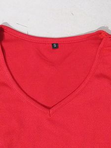 Women's Red Crop Top