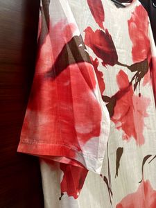 Floral Print Tunic Top…