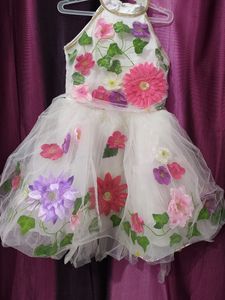 Floral Tulle Dress