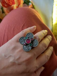 Brass Boho Coin Ring