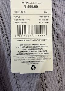 Shein Striped Open Front Shrug