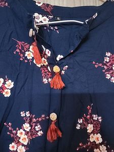 Unused Navy Blue Kurta