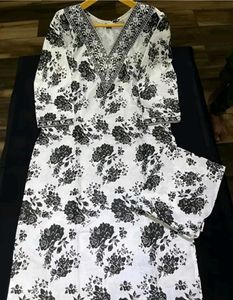 Floral Print Pajama Set