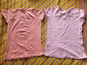 M&amp;M Bundle of 2 Pink Graphic T-Shirts