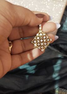 Sparkling Square Stud Earrings