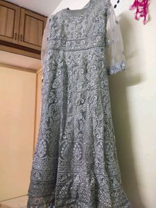Heavy Work Semi Bridal Gown Without Dupatta