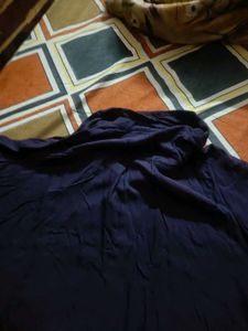 Classic Navy Blue Collared Shirt