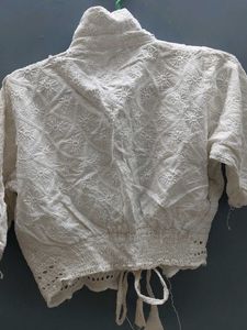 embroidery shrug