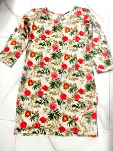 Floral Print Kurta Set with Dupatta