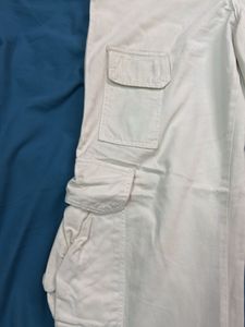 Beige Cargo Pants